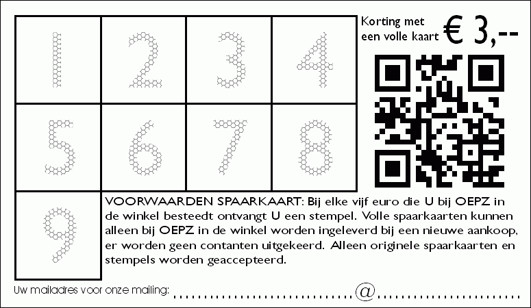 OEPZ Spaarkaart